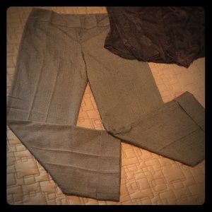 Sharagano Studio, Wide Cuff, Herringbone Slacks